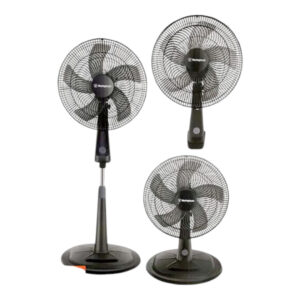 Abanico 16 pulgadas 3 en 1 color negro, 3 velocidades (65W)