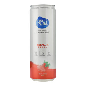 Agua gasificada sabor fresa 340ml